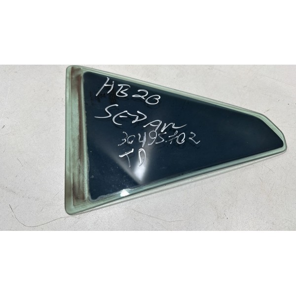Vidro Fixo Pequeno Porta Traseira Direita Hb20 Sedan 2012/19