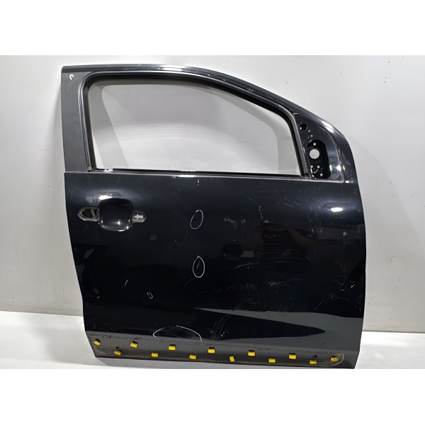 Porta Dianteira Direita Fiat Strada 2021 22 2023 Furo Friso Preta