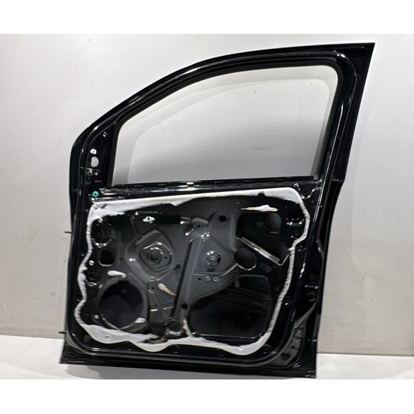Porta Dianteira Direita Fiat Strada 2021 22 2023 Furo Friso Preta