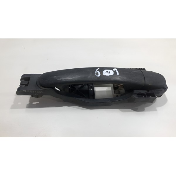 Maçaneta Externa Traseira Esquerda Vw Gol G5 G6 G7 G8 Preto