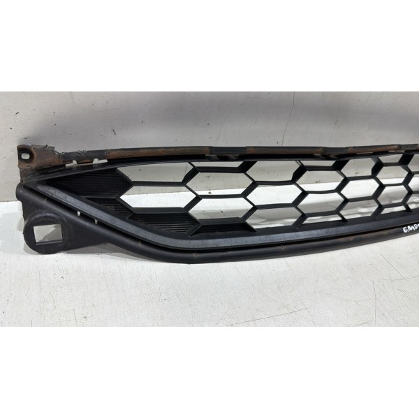 Grade Inferior Parachoque Dianteiro Honda Hrv 2015 2016 Preto