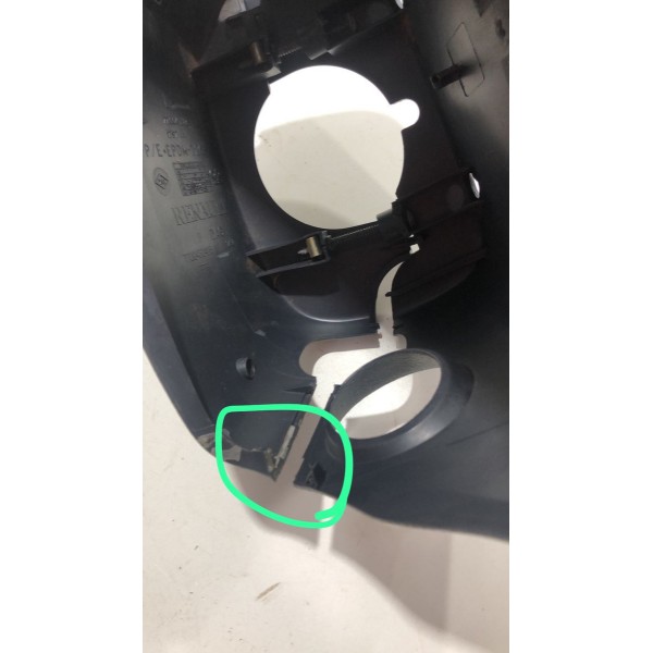 Moldura Capa Coluna Direção Renault Clio 05 A 2012
