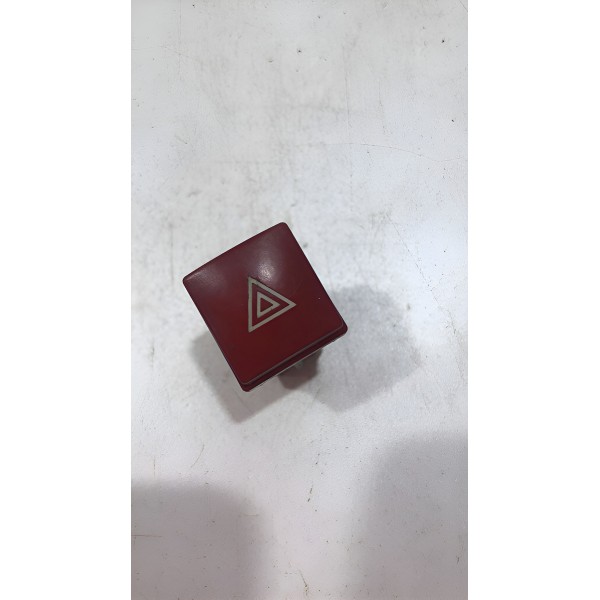 Comando Botão Pisca Alerta Peugeot 207 Original Vermelho