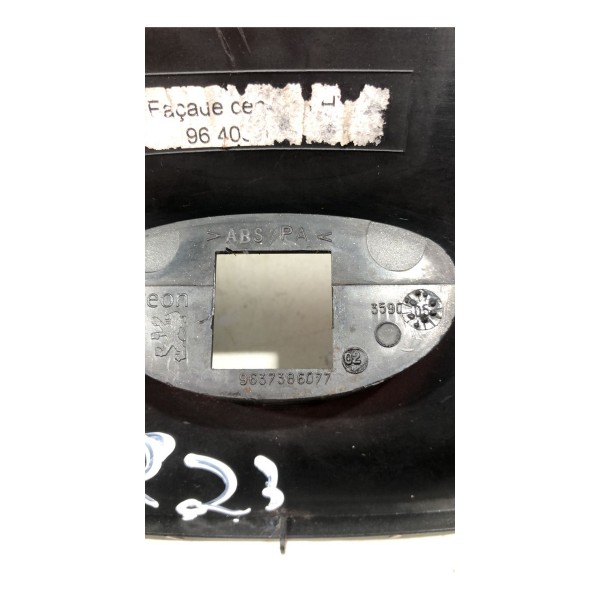 Moldura Computador Bordo Peugeot 206 207 98 2006 9637386077