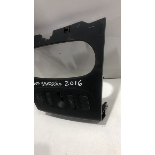 Moldura Central Comando Ar Sandero 2015 2018 Original!