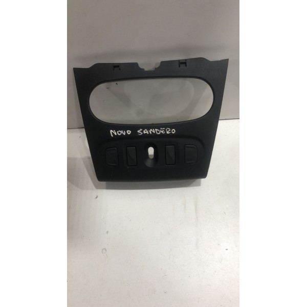 Moldura Central Comando Ar Original Renault Logan 2015/2020