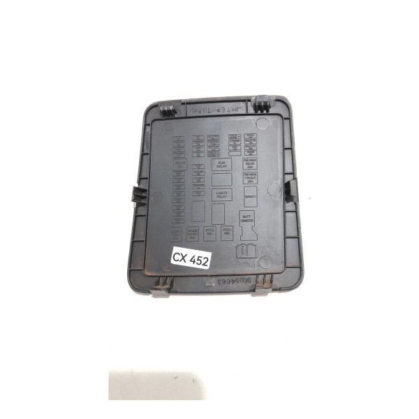 Tampa Caixa Fusível Painel Gm Sonic 2011 Á 2014 96954663 Tampa Caixa Fusível Painel Gm Sonic 2011 Á 2014 96954663