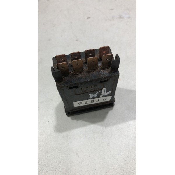 Botão Pisca Alerta Santana Quantum 1998 Á 2006 Original Preto