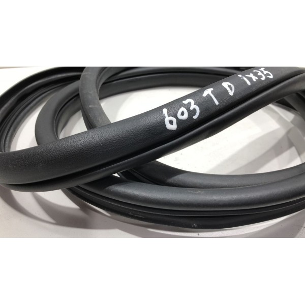 Borracha Porta Traseira Direita Ix35 2011 Á 2019 Original Preto