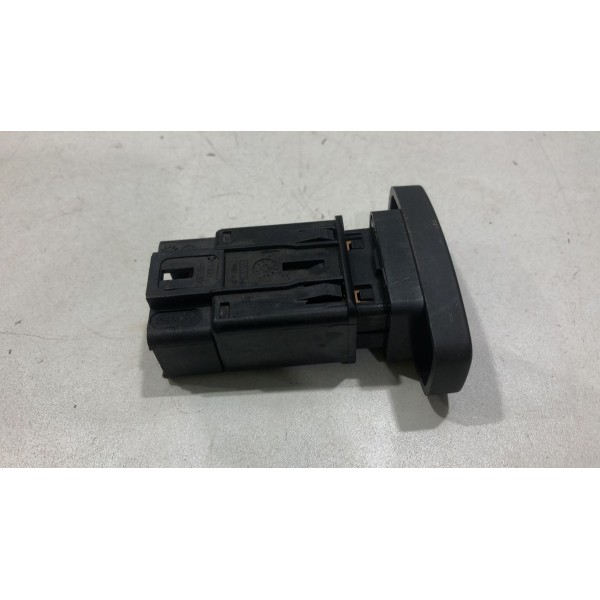 Comando Botão Pisca Alerta Renault Sandero 2007 A 2011 Preto