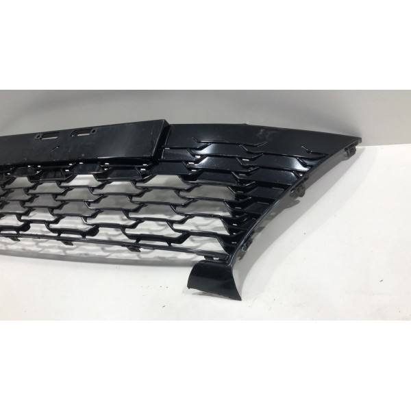 Grade Do Parachoque Dianteiro Yaris Hatch 2019 2020 2021 Preto Brilhante