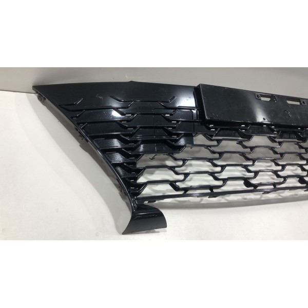 Grade Do Parachoque Dianteiro Yaris Hatch 2019 2020 2021 Preto Brilhante