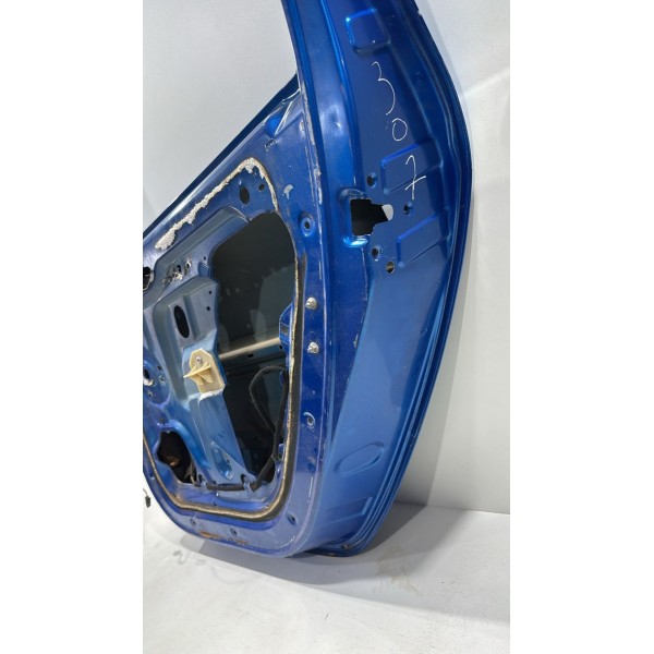 Porta Traseira Direita Peugeot 307 2008 2012 Usado . Azul