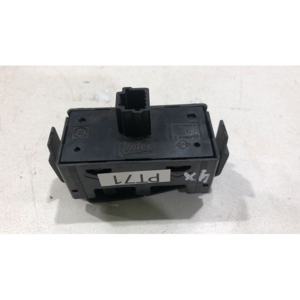 Botão Pisca Alerta Trava Renault Sandero Logan E3160101 Preto Botão Pisca Alerta Trava Renault Sandero Logan E3160101 Preto