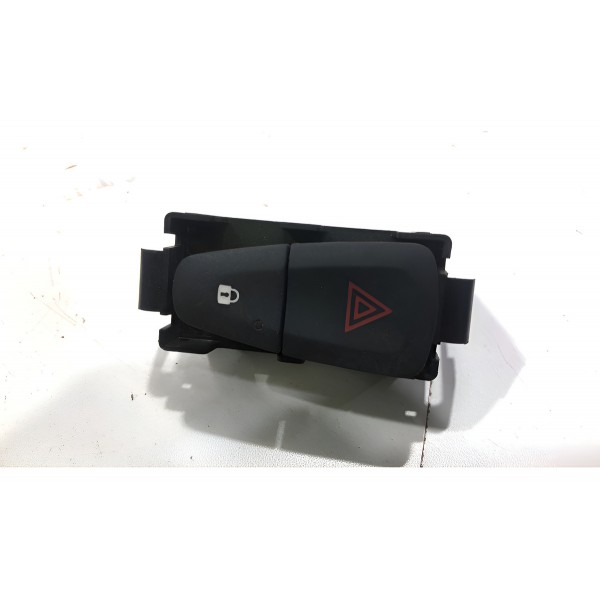 Botão Pisca Alerta Trava Renault Sandero Logan E3160101 Preto