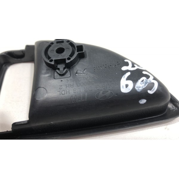 Moldura Maçaneta Interna Direita Ix35 2012 Á 2019 Original Preto Dianteira/traseira