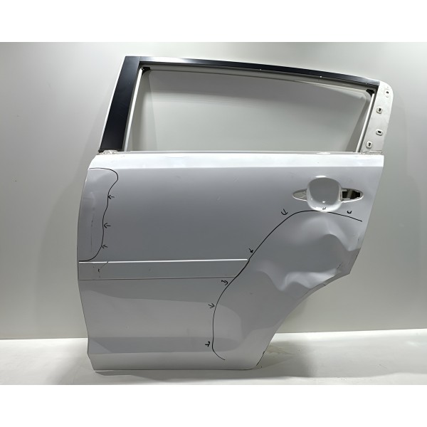 Porta Traseira Esquerda Kia Sportage 2011/16 Avarias Branco