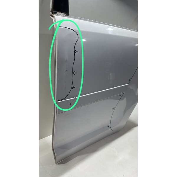 Porta Traseira Esquerda Kia Sportage 2011/16 Avarias Branco Porta Traseira Esquerda Kia Sportage 2011/16 Avarias Branco