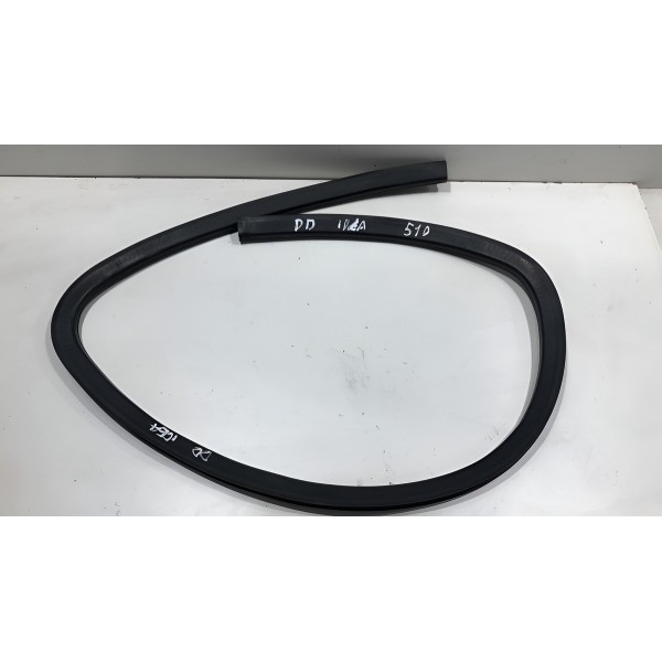 Borracha Vidro Porta Dianteira Direita Fiat Idea 2006 2009 Preto