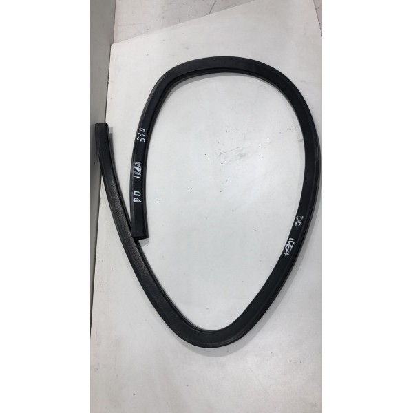 Borracha Vidro Porta Dianteira Direita Fiat Idea 2006 2009 Preto