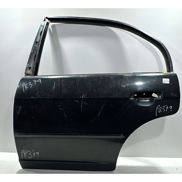 Porta Traseira Esquerda Honda Civic 2001 2003 Preta Dianteira