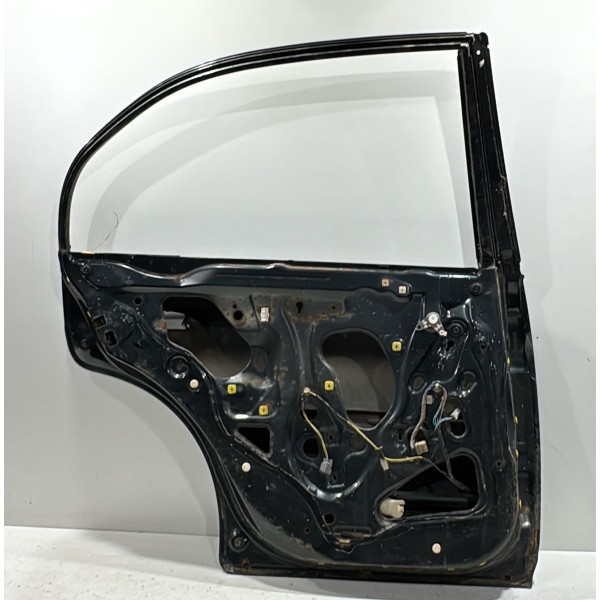 Porta Traseira Esquerda Honda Civic 2001 2003 Preta Dianteira