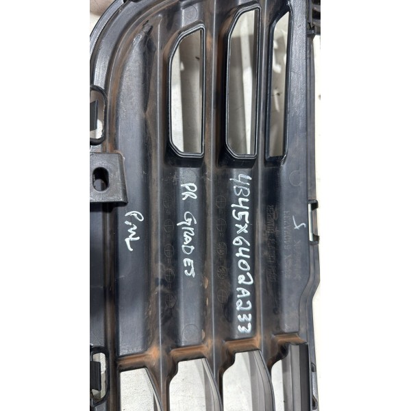 Grade Inferior Dianteira Outlander 2014 2015 Original Usado Preto
