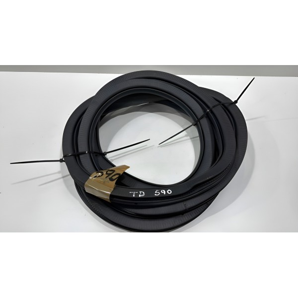 Borracha Carroceria Traseira Direita Jeep Commander Preta Borracha Carroceria Traseira Direita Jeep Commander Preta