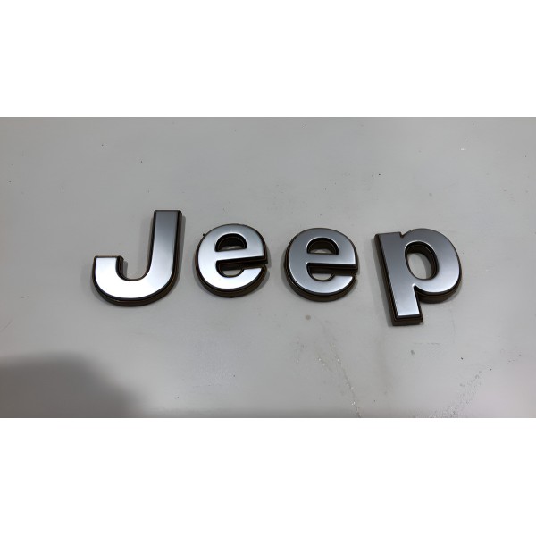 Emblema Jeep Capo Jeep Commander 2022 2023 2024 Original Prateado Emblema Jeep Capo Jeep Commander 2022 2023 2024 Original Prateado