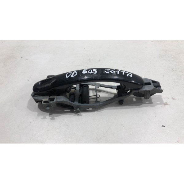 Maçaneta Externa Porta Dianteiro Direito Jetta 2006 À 2010 Preto Dianteira/traseira