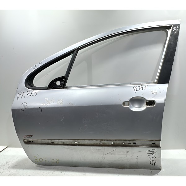 Porta Dianteira Esquerda Peugeot 307 2002 A 2012 Usado Prata Porta Dianteira Esquerda Peugeot 307 2002 A 2012 Usado Prata