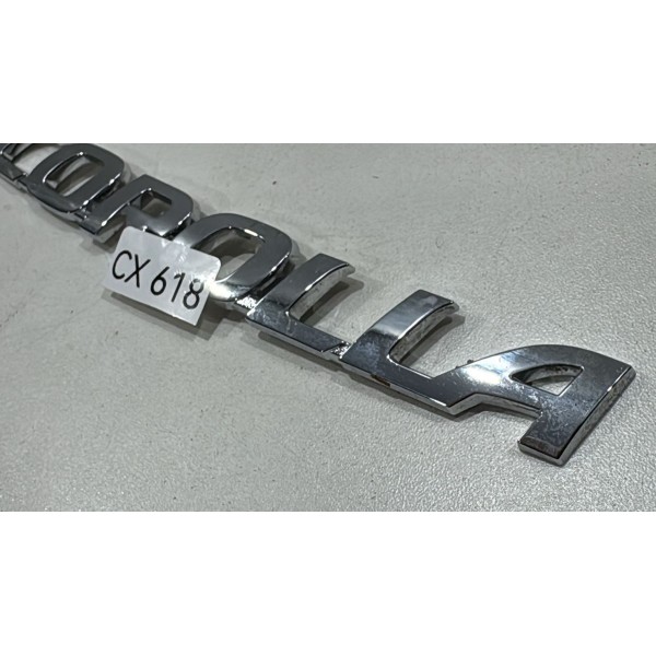 Emblema Tampa Traseira Toyota Corolla 2015 Á 2019 Cromado Emblema Tampa Traseira Toyota Corolla 2015 Á 2019 Cromado