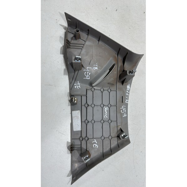 Capa Coluna Traseira Direita Gm Sonic 2012 2013 2014 Cinza Capa Coluna Traseira Direita Gm Sonic 2012 2013 2014 Cinza