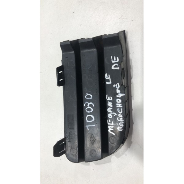 Grade Moldura Farol Milha Esquerda Renau Megane 7/13 S/furo Preto Grade Moldura Farol Milha Esquerda Renau Megane 7/13 S/furo Preto