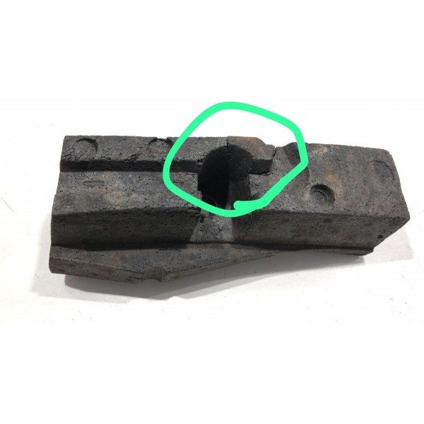 Absorvedor Impacto Direito Parachoque Fiat Idea 2004 Á 10 Preto