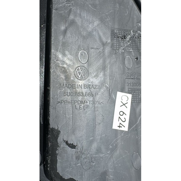 Moldura Milha Esquerdo Saveiro Voyage Gol G7 5u0853665p Preto