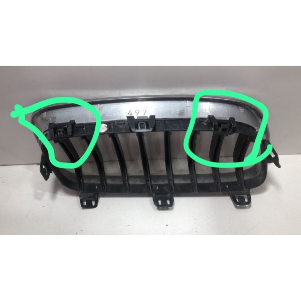 Grade Dianteira Esquerda Bmw F30 320 325 328 2012 Á 2016 Preto Esquerdo