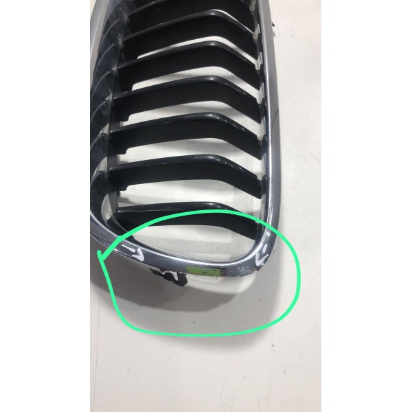 Grade Dianteira Esquerda Bmw F30 320 325 328 2012 Á 2016 Preto Esquerdo