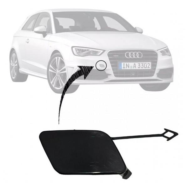 Tampa Reboque Parachoque Dianteiro Audi A3 2013 2014 2015