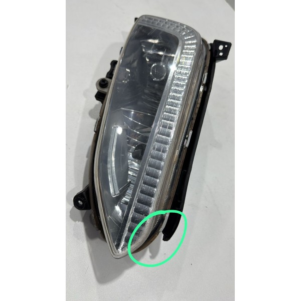 Farol Milha Esquerdo Hyundai Santa Fé 14/17 S/led C/ Detalhe Cristal