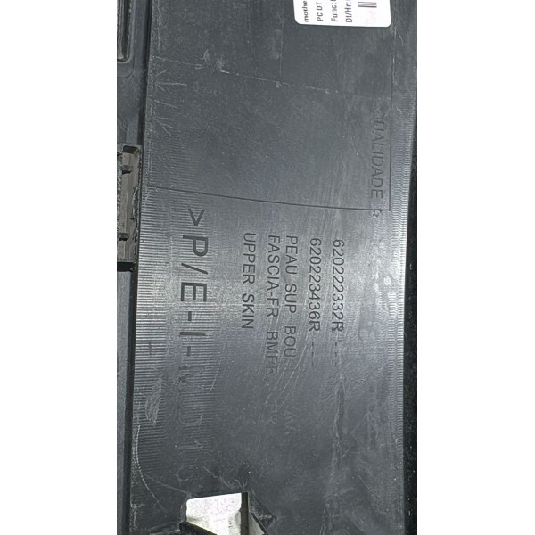 Parachoque Dianteiro Captur 2021 2022 2023 Furo Sensor