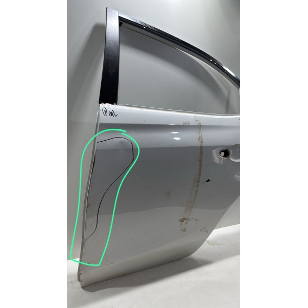 Porta Traseira Esquerda Toyota Yaris Sedan 2019 2024 Branca Porta Traseira Esquerda Toyota Yaris Sedan 2019 2024 Branca