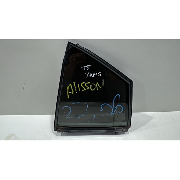 Vidro Fixo  Porta Traseira Esquerda Toyota Yaris Hatch 2021 Vidro Fixo  Porta Traseira Esquerda Toyota Yaris Hatch 2021