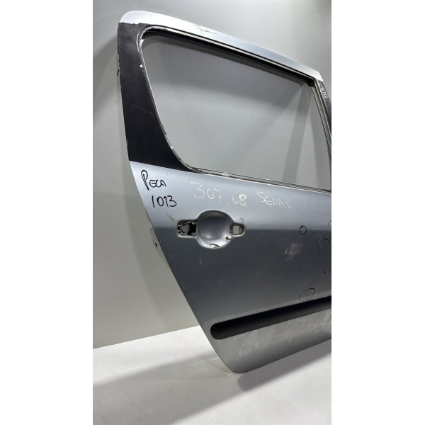 Porta Traseira Direita Peugeot 307 2008 2012 Usado Cinza Porta Traseira Direita Peugeot 307 2008 2012 Usado Cinza