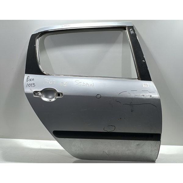 Porta Traseira Direita Peugeot 307 2008 2012 Usado Cinza Porta Traseira Direita Peugeot 307 2008 2012 Usado Cinza