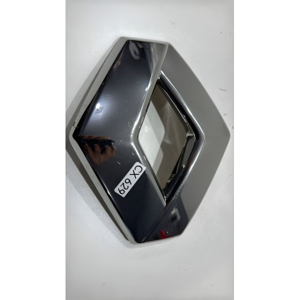 Emblema Grade Renault Captur 2018 Á 2023 628909470r Orig Preto Emblema Grade Renault Captur 2018 Á 2023 628909470r Orig Preto