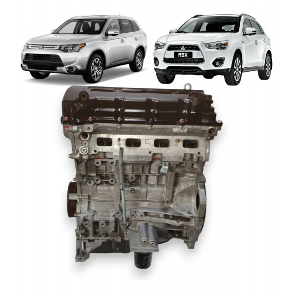 Motor Parcial Mitsubishi Outlander Gt/asx Auto 2.0 2014/2015