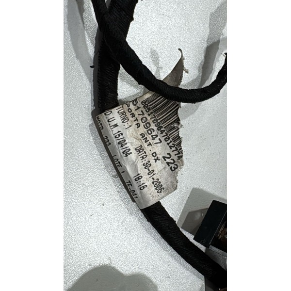 Chicote Fechadura Elétrica Dianteira Direita Fiat Doblô Chicote Fechadura Elétrica Dianteira Direita Fiat Doblô