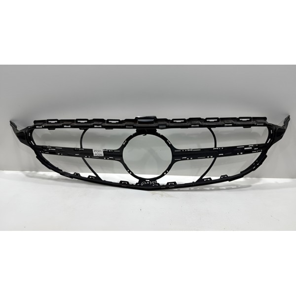 Moldura Base Grade Mercedes C180 C200 C250 2015 2016 2018 Preto Preto