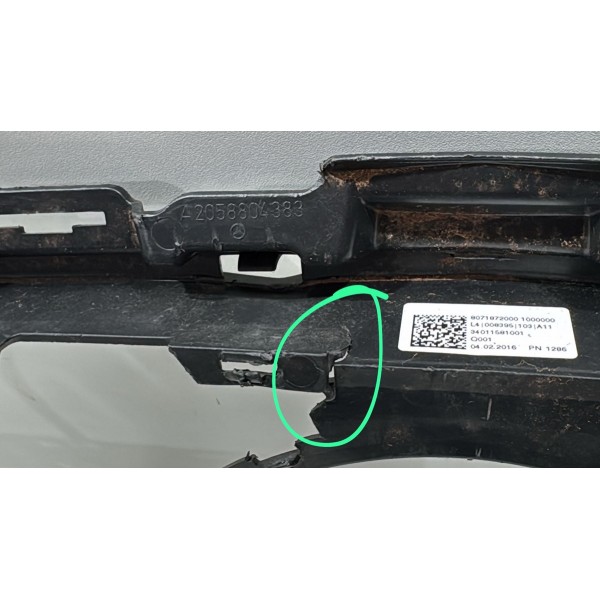 Moldura Base Grade Mercedes C180 C200 C250 2015 2016 2018 Preto Preto Moldura Base Grade Mercedes C180 C200 C250 2015 2016 2018 Preto Preto